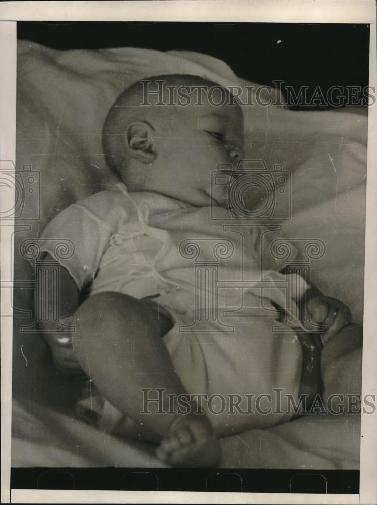 1940 Press Photo baby photo of Harold Ickes Jr. - Historic Images