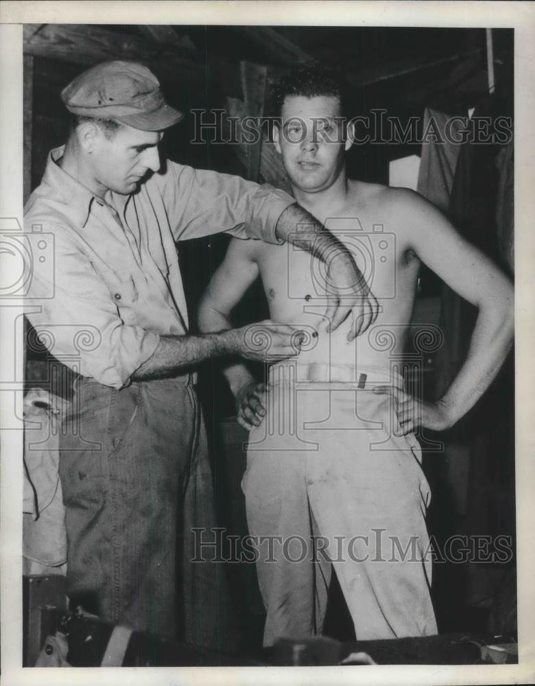 1944 Press Photo Pvt Troy Woods at Camp Gordon Johnson, Fla - Historic Images