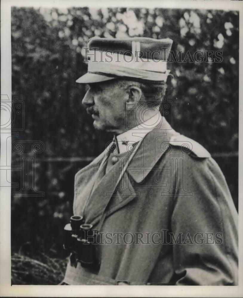 1939 Press Photo General Ernest Linder 71 Year Old Veteran Swedish Commander - Historic Images
