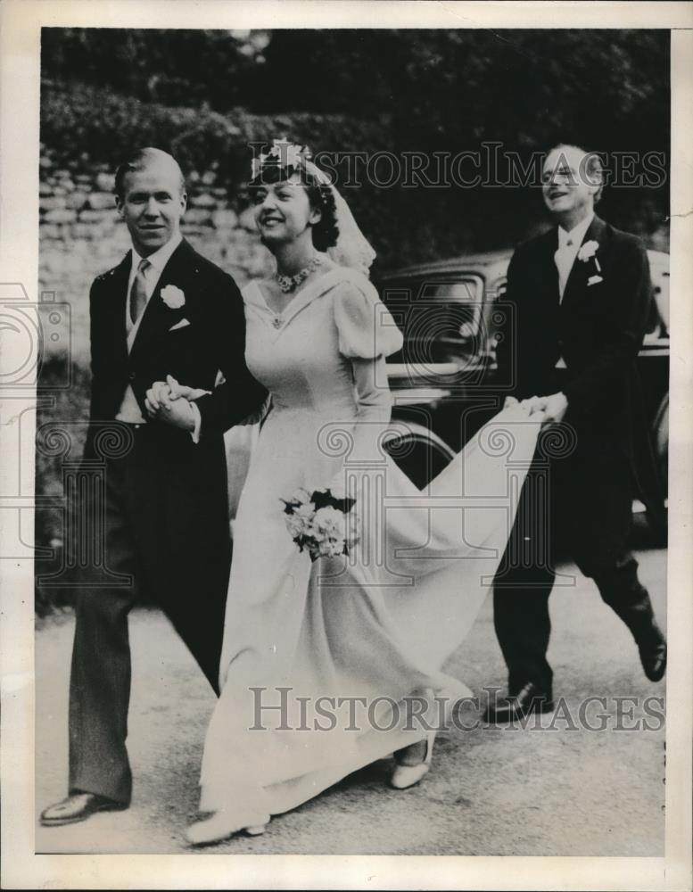 1939 Press Photo Captain Brian Fairfax Lucy,William James De Laigle Buchan - Historic Images