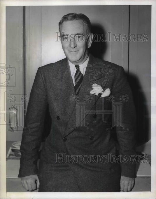 1942 Press Photo John Myers Becomes New President of State Bankers Assoc. - Historic Images