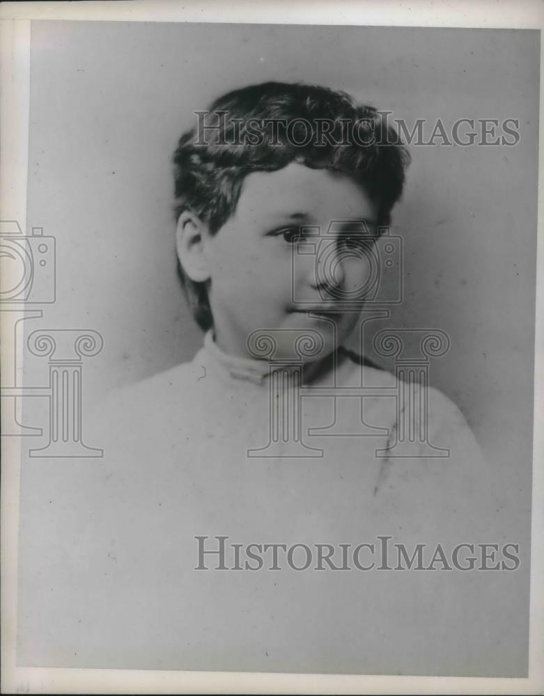 1939 Press Photo Hazel Whitaker After First Haircut - Historic Images