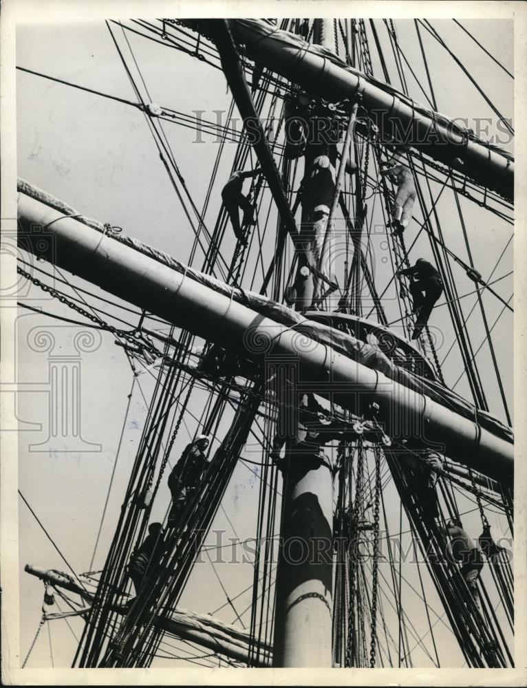 1935 Press Photo star of Zealand Ship - Historic Images