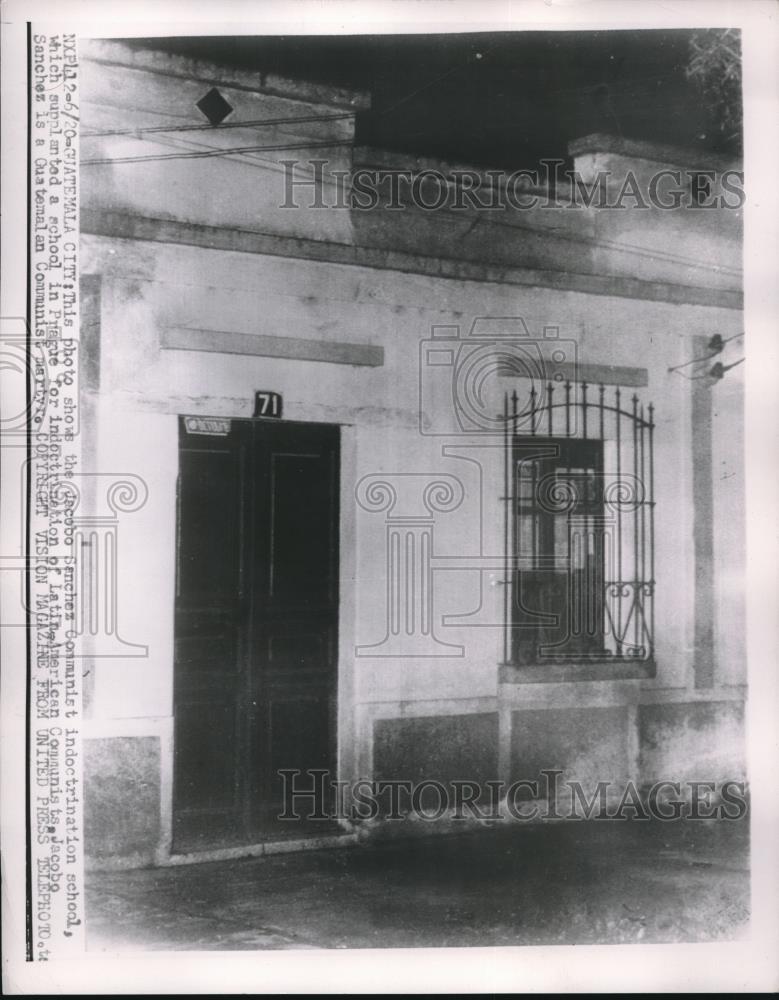 1954 Press Photo Guatemala City Jacob Sanchez - Historic Images