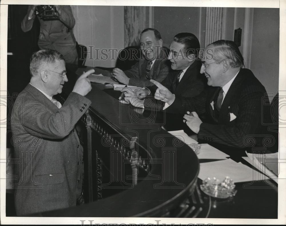 1935 Press Photo Secretary of Interior & PWA Administrator Harold Ickes - Historic Images