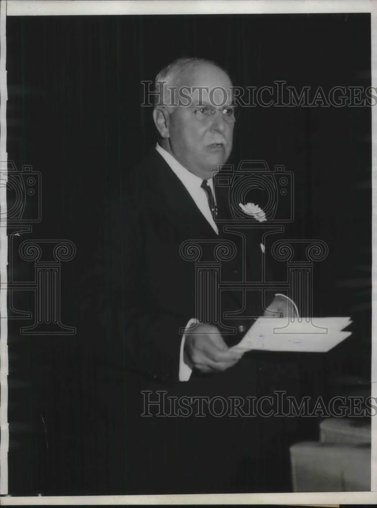 1931 Press Photo Gov. James Rolph Jr. Opens Mooney Pardon Hearing - Historic Images