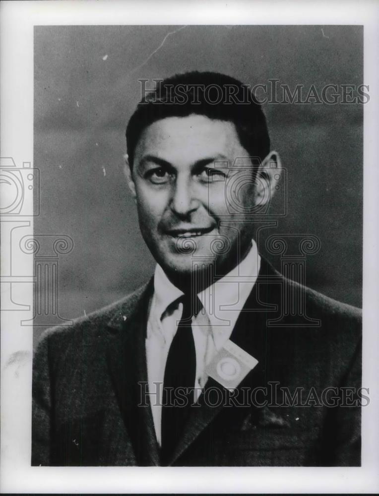 1962 Press Photo Mr Don Hewitt for TV appearance - Historic Images