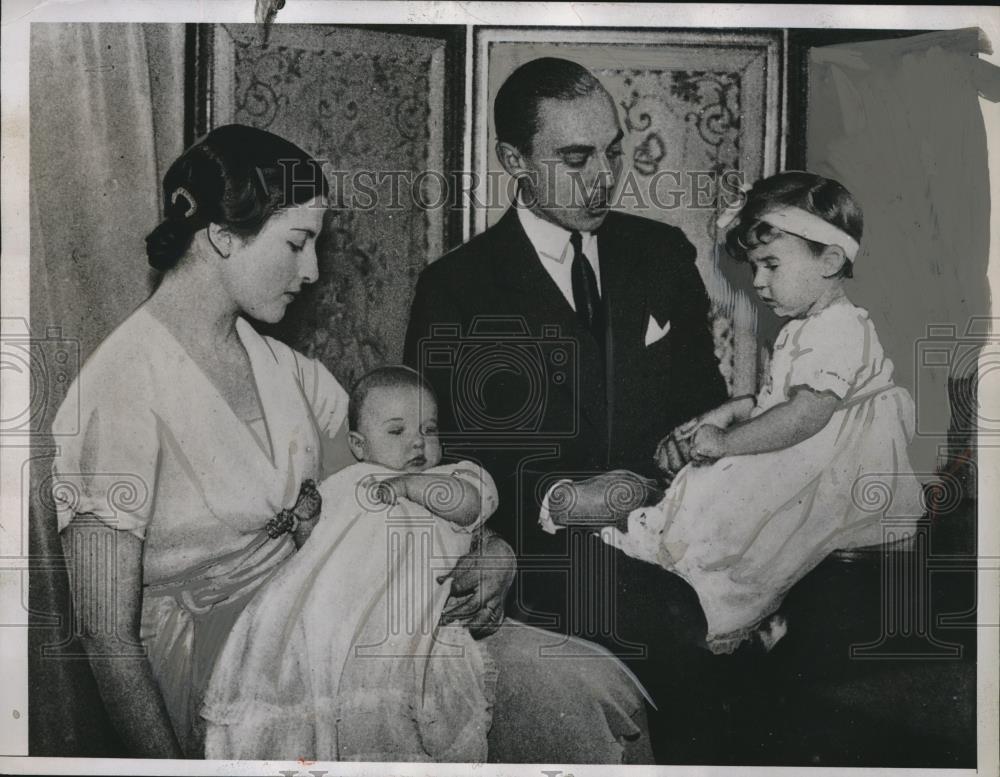 1934 Press Photo Count & Countess of Paris & parents Duc De Guise of France - Historic Images