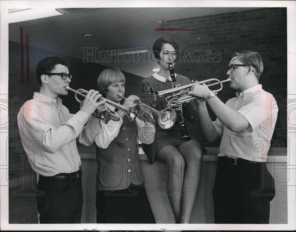 Press Photo Cleveland concert, J Jackson,B Dinkel,L Manthey,D Anderson - Historic Images