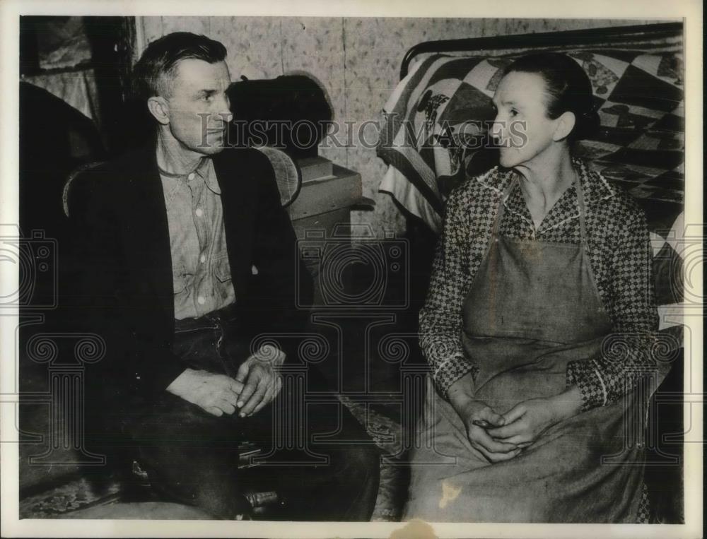 1937 Press Photo Grimmit,MO Mr &amp; Mrs Daniel Kenton, son accused of murder - Historic Images