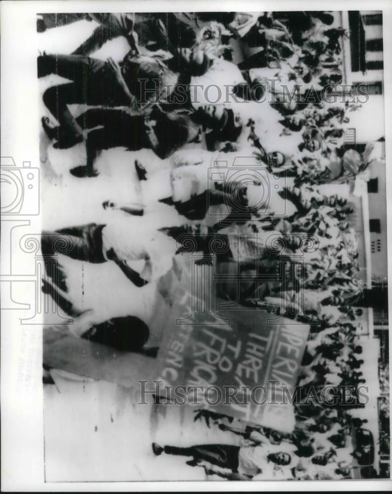 1970 Press Photo Lagos Nigeria Protest - Historic Images