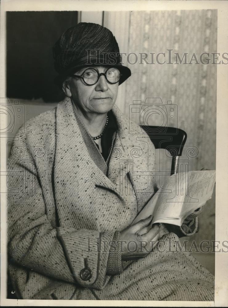 1929 Press Photo Wash.D.C. Mrs Helen Tufts Bailey of the D.A.R. - Historic Images