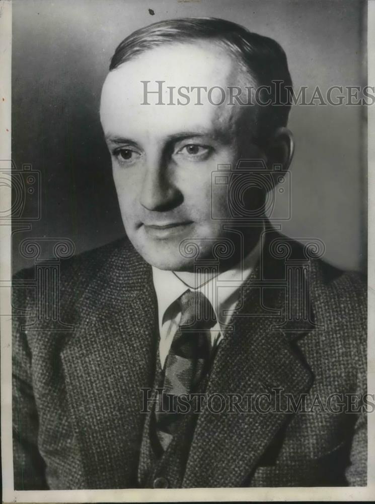 1932 Press Photo Charles R Metzger University Of Indiana Instructor On Marriage - Historic Images