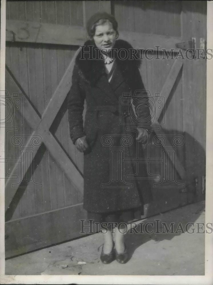 1933 Press Photo Miss Gertrude Modrow Chicago Murder Victim - Historic Images