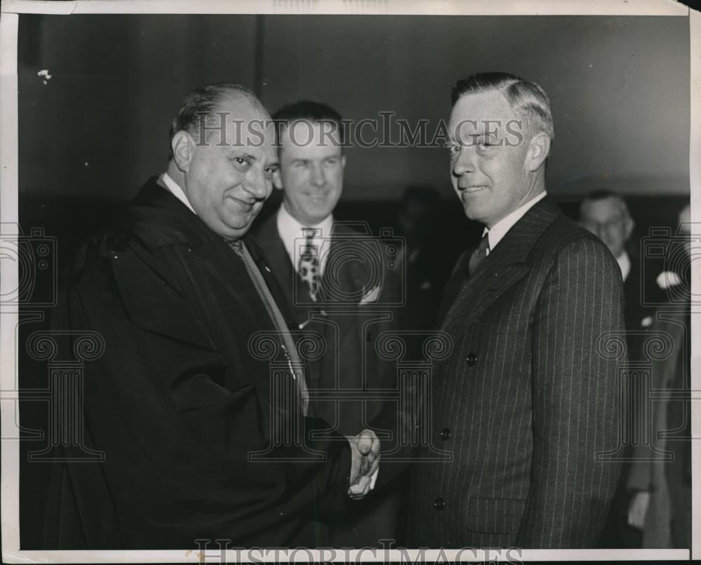 1937 Press Photo NY State Supereme Court, LP Dorsey, A Frankenthaler - Historic Images