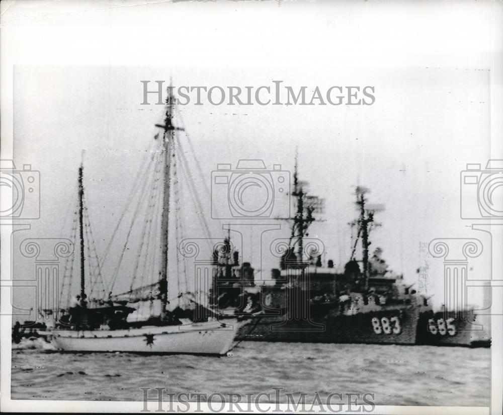 1967 Press Photo Hong Kong, American fleet ships head to Vietnam - Historic Images