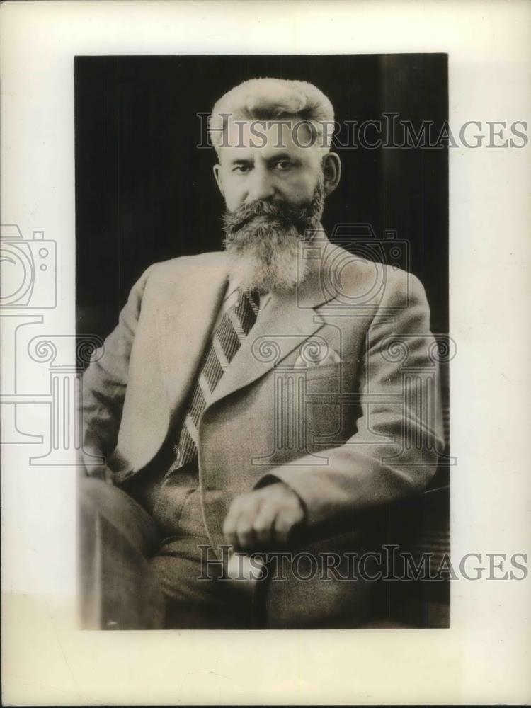 1936 Press Photo Dr Ben Zion Mossinsohn - Historic Images