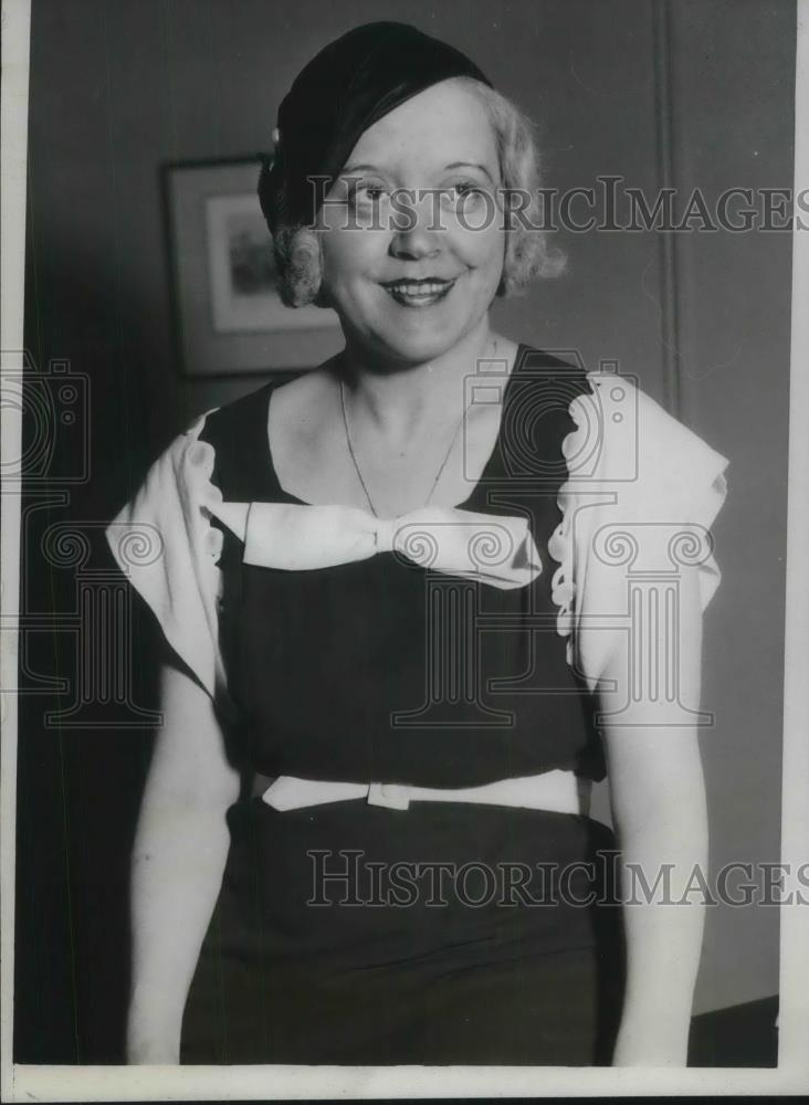 1933 Press Photo Margaret Molyneaux of Chicago, breach of promise vs Phillipson - Historic Images