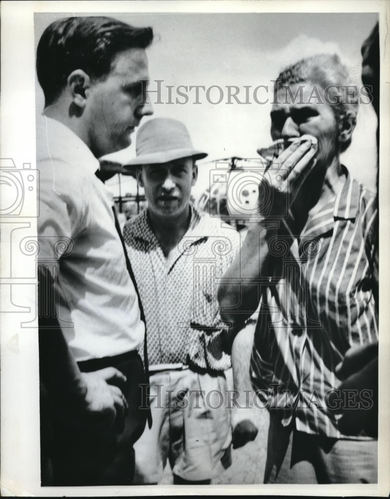 1964 Press Photo Mrs. Arthur Cordier Belgian Liberated from Congolese Rebels - Historic Images