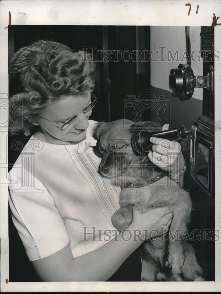 1944 Press Photo Milwaukee Wisconsin Louis Geurtsen Long Beach California - Historic Images