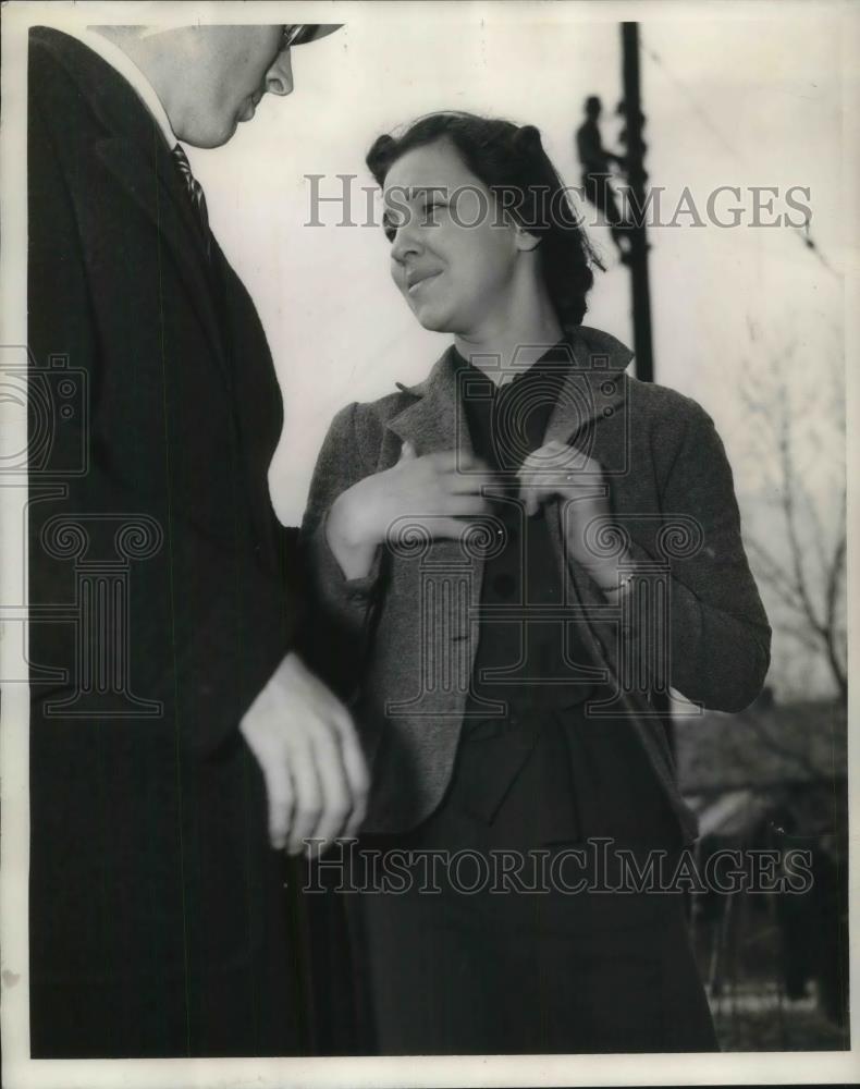 1939 Press Photo Marie Gerth, Techinal HS most beautiful girl - Historic Images