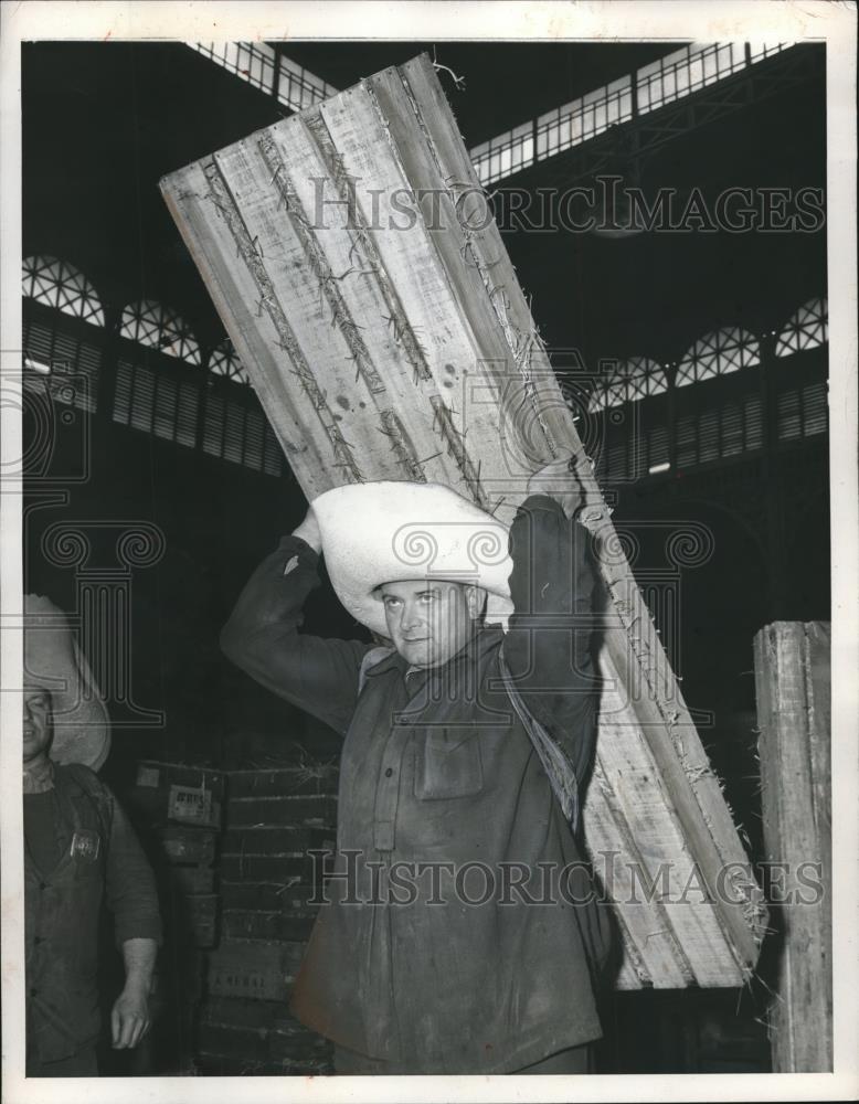 1946 Press Photo Huskies Bast of the Medieval guild of Paris France - Historic Images