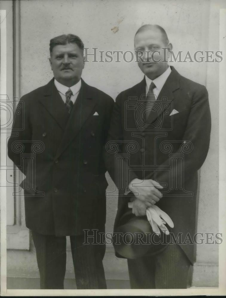 1929 Press Photo Dr Otto Meissner secretary to Pres Hindnenburg of Germany - Historic Images