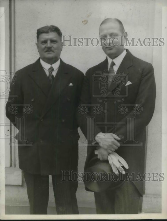 1929 Press Photo Dr Otto Meissner secretary to Pres Hindnenburg of Germany - Historic Images