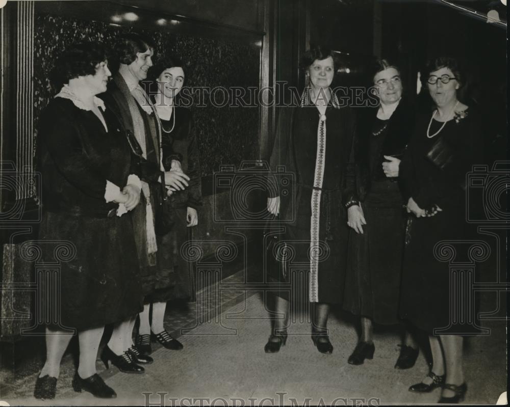 1927 Press Photo Jurors ,Mrs Jewell,Hoffman,Konen,Stiles,Clarkson,Brown - Historic Images