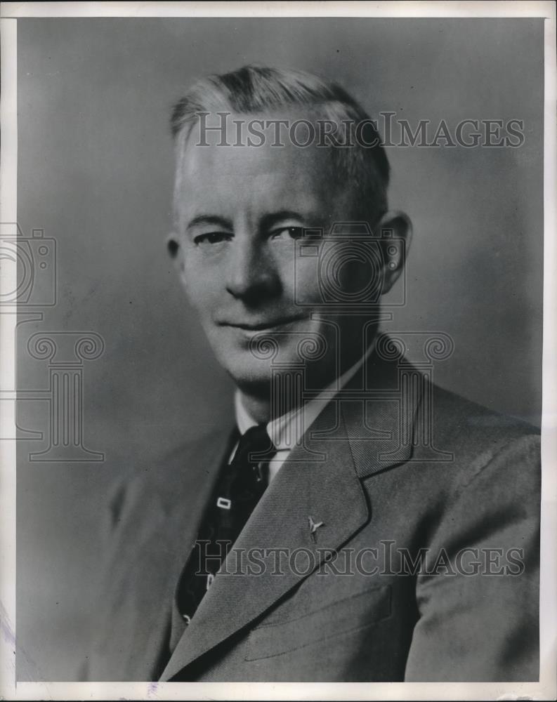 1945 Press Photo Reid Gray directir of the Reynolds Research Institute - Historic Images