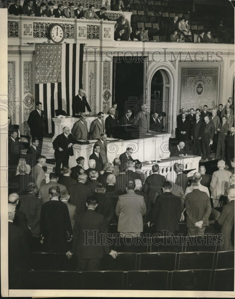 1929 Press Photo Wash.D.C. House of Representivies at opening of Congress - Historic Images