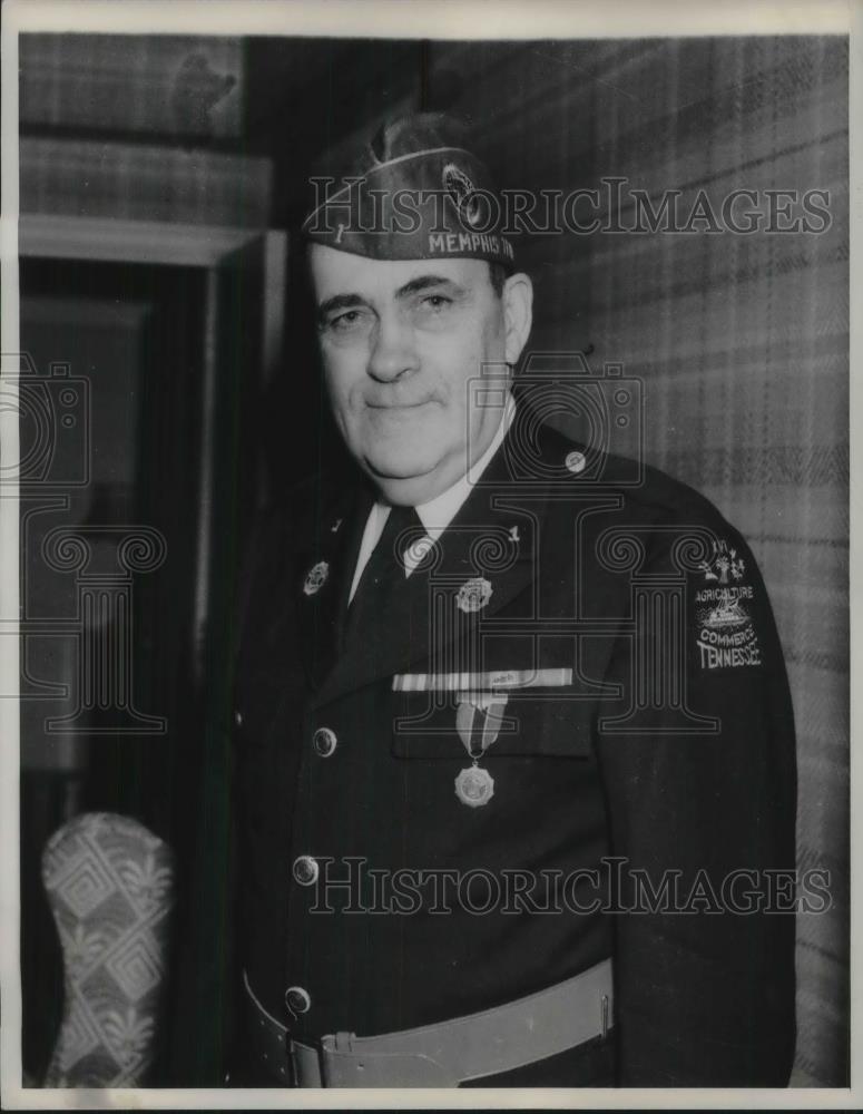 1948 Press Photo Natl Commander of American Legion, Roane Waring - Historic Images