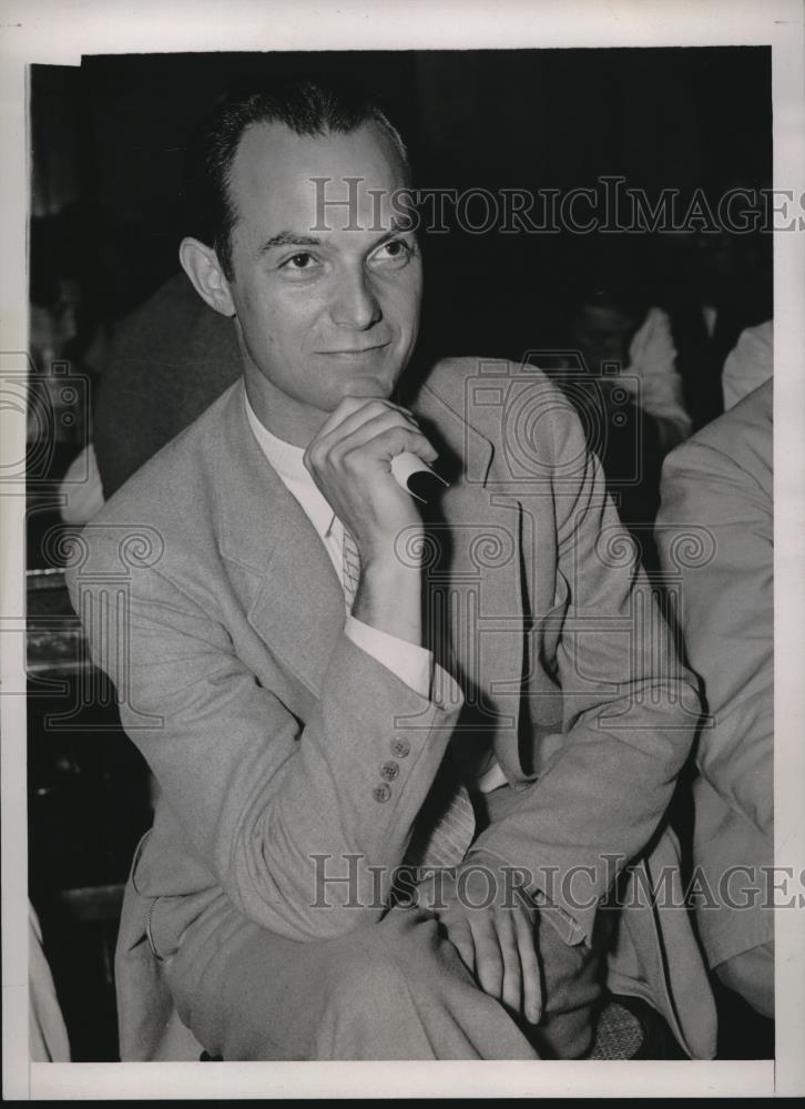 1938 Press Photo Washington D.C. Robert E Neis Monroe Michigan Senate Civil - Historic Images