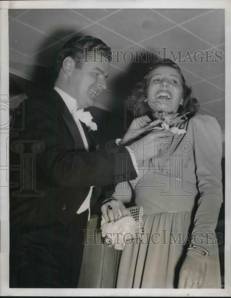 1939 Press Photo Kansas City Missouri Herbie Kay Orchestra Celebration - Historic Images