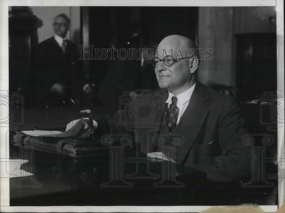 1929 Press Photo Royal D. Meade Testifies at Senate Lobby Committee - Historic Images