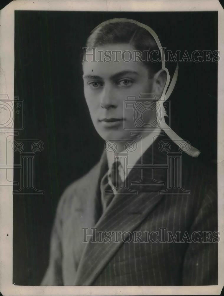 1927 Press Photo Portrait of Duke of York - Historic Images