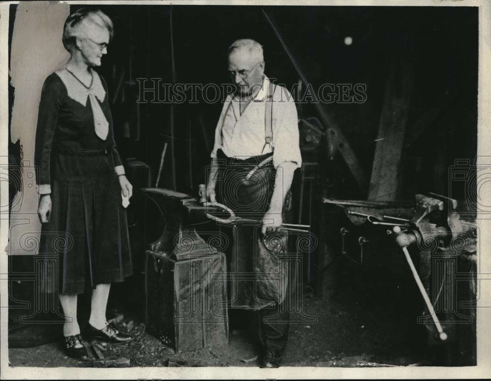 1930 Press Photo Miss Virlinda Seward married Joe Davis after 42 Years - Historic Images