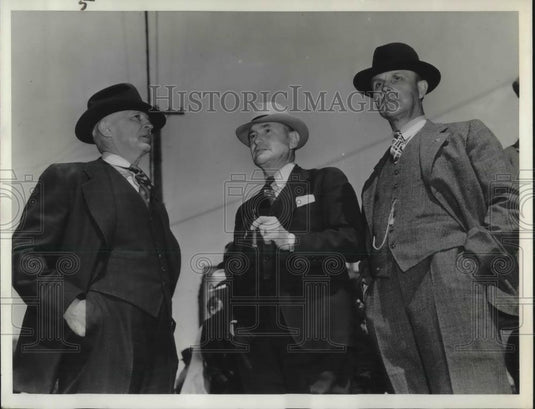 Press Photo Charles Guthrie, Jake Crabtree, W.W. Lewis, Harlan County Trial - Historic Images