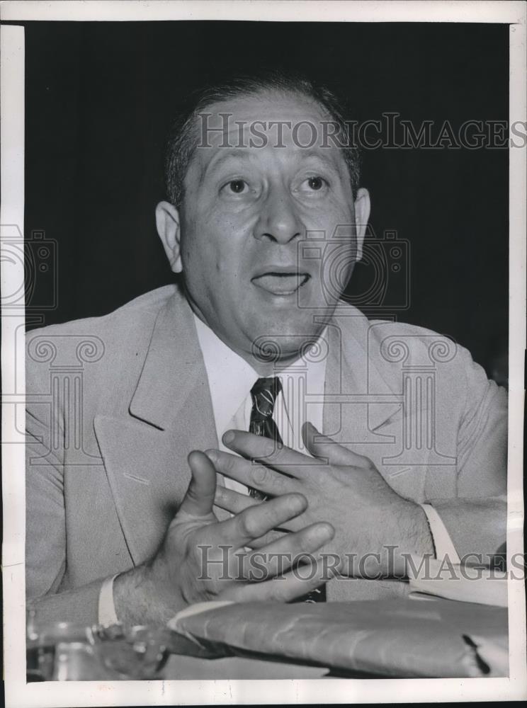 1946 Press Photo Albert W Jacobson Washington D.C. Chemical Warfare Service - Historic Images