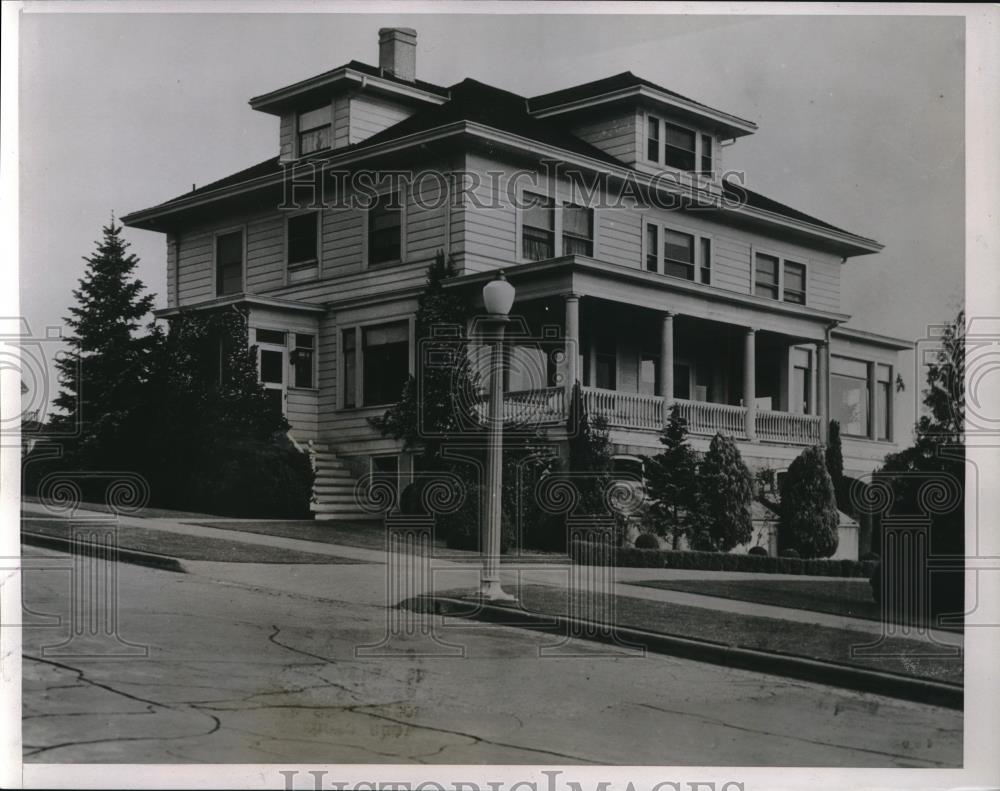 1935 Press Photo George Philip Weyerhaueser Home of Kidnapped heir - Historic Images