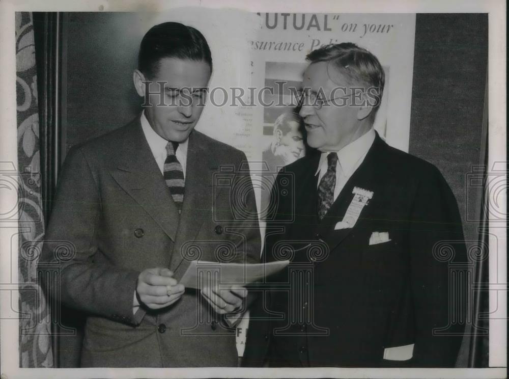 1936 Press Photo Insurance Association 2,000 Attending Convention - Historic Images