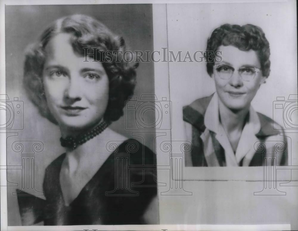 1957 Press Photo Carlsbad, N.Mex Mrs Barb Lemmons, Mrs Dorothy Gibson, murdered - Historic Images