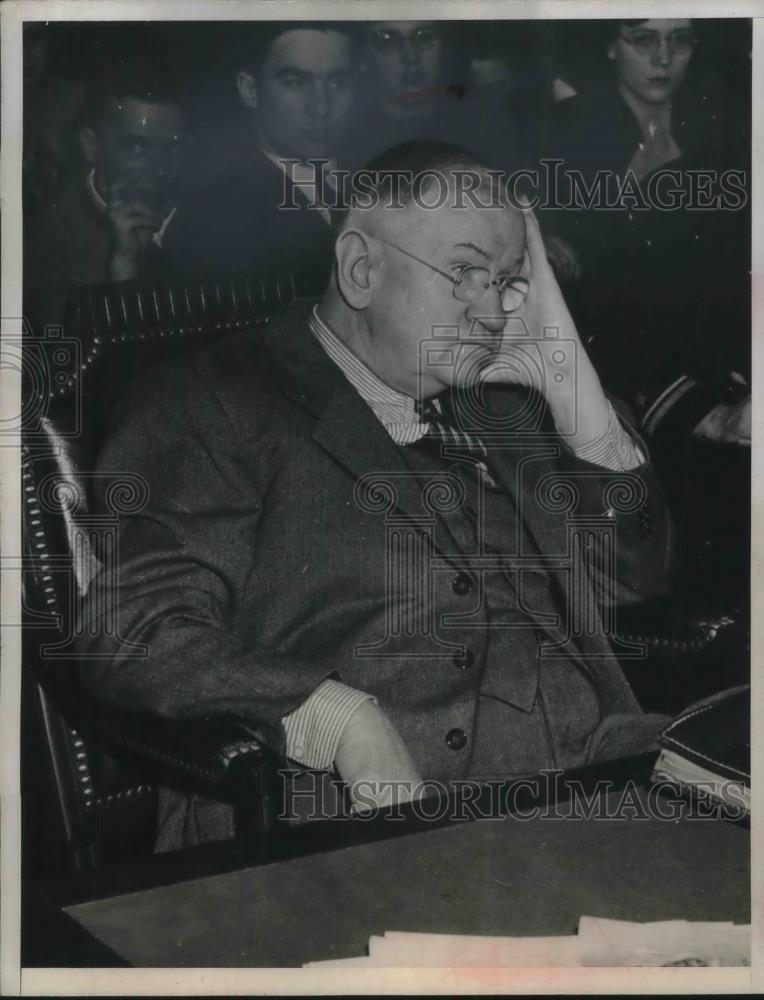 1946 Press Photo Sec of the Interior, Harold Ickes in Wash.D.C. - Historic Images