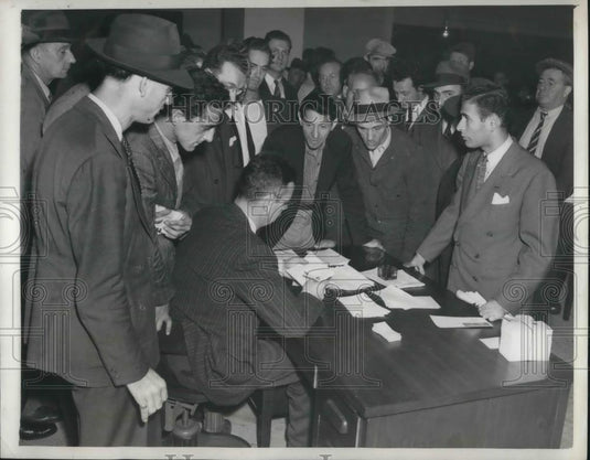 1942 Press Photo Thomas Murphy & Henry Kaiser West Coast Ship Builder - Historic Images