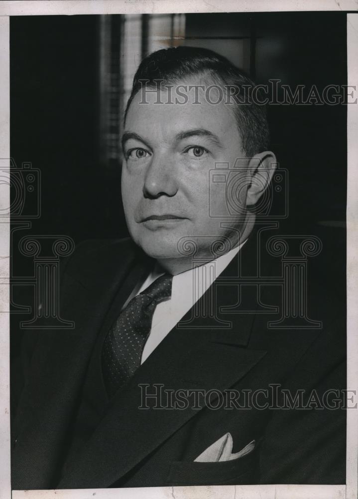 1936 Press Photo New Asst District Atty Of Tax Division Robert Jackson - Historic Images