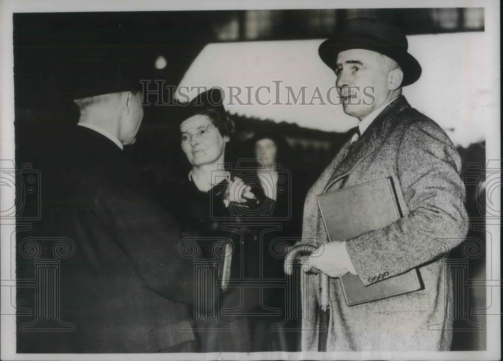 1938 Press Photo Gen Sir Edmund Ironside, new commander in Chief of Gibraltar - Historic Images