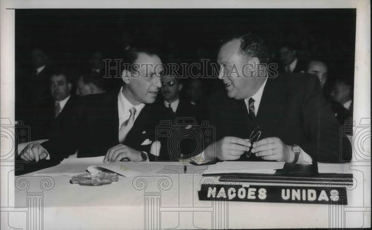 1947 Press Photo United Nations Head at American Conference Juan Bramuglia - Historic Images