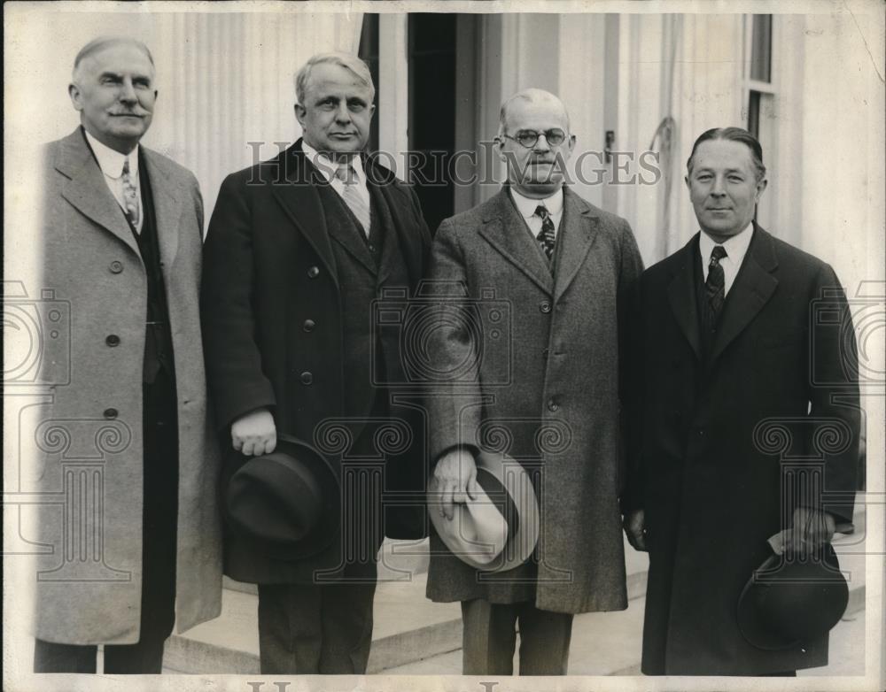 1926 Press Photo Loyal Order of Moose Officers, H. Mace, J. Davis, J. Regan - Historic Images