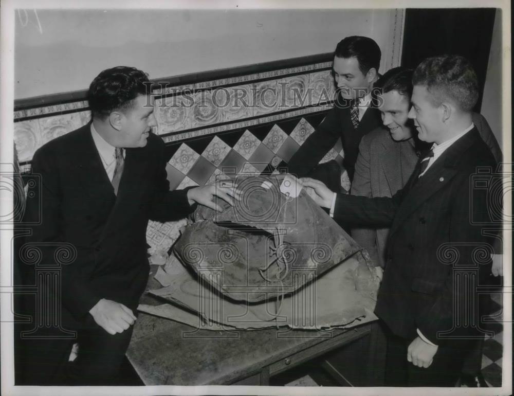 1930 Press Photo Mary Keenan O'Connor John Boston Capt. John Murphy Warren Murph - Historic Images