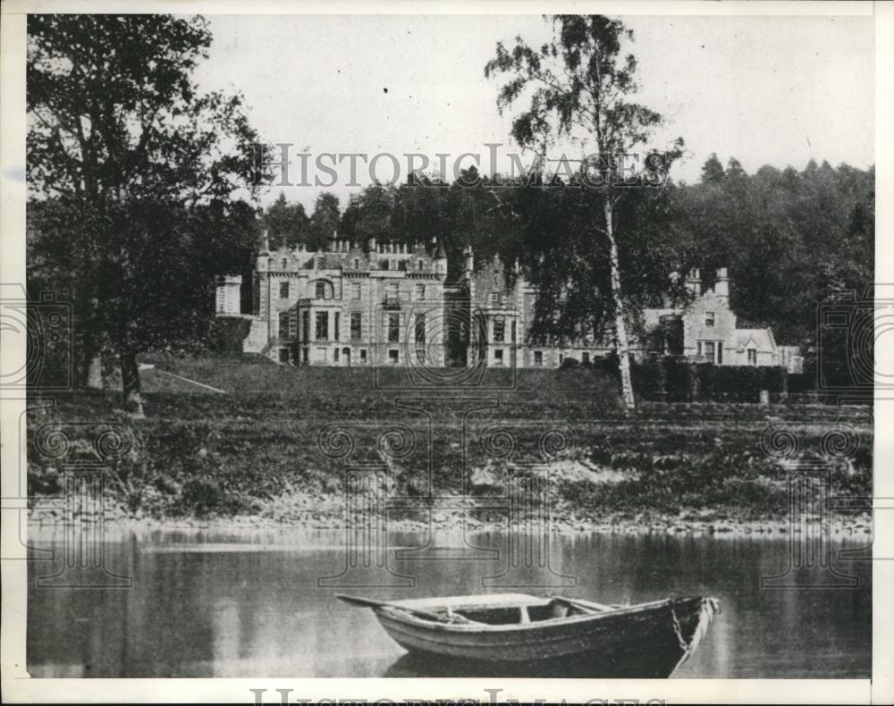 1934 Press Photo View of Loch Crawleigh in the Scottish Highlands - Historic Images